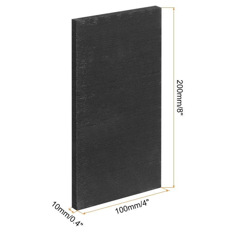 sourcing map Graphite Block Ingot Rectangle Graphite Electrode Plate Board