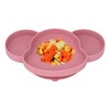 Baby Suction Plate Silicone Thick Edge Skid Resistance Cute Bear