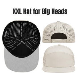 XXL Hats for Men Big Head,Large Snapback Oversized Baseball Cap Trucker Golf Hat