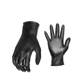Big Time productos grasa overol guantes de nitrilo desechables, X-large