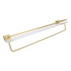 50cm Shower Caddy Wall Mount Shelf with Towel Hanger Acrylic