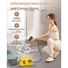Hapyvergo 1500W Tankless Pressurized Steam Cleaner - Handheld Portable Grout