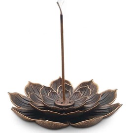ANCLLO Lotus Multi Layer Incense Holder Ash Catcher Indoor Outdoor