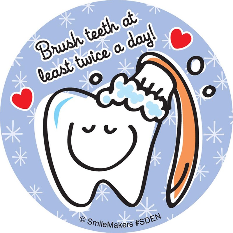 Simple Dental Stickers - Prizes and Giveaways - 100 per