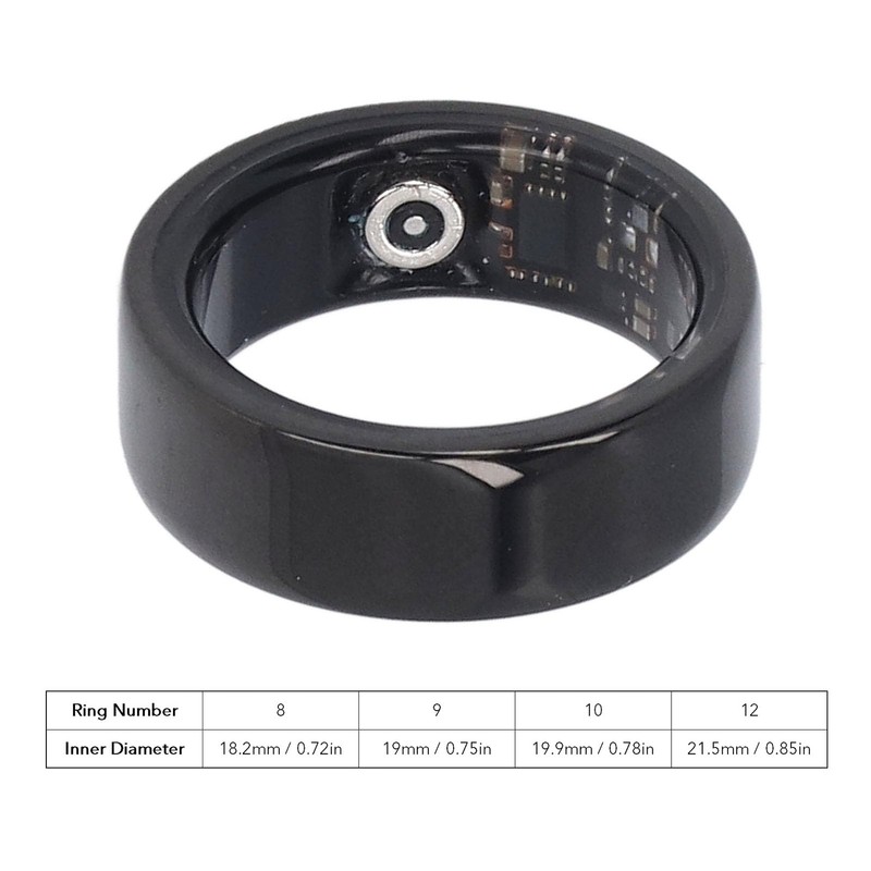 Smart Health Ring, Ceramic Smart Ring, Smart Ring Fitness Tracker