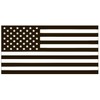 Vinylize American Flag Decals (Black, 10" x 5")