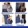 Apron with Pockets Dirt-resistant Durable Blue Denim Kitchen Cooking Drawing