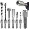 Wolfride 5Pcs SDS Plus Drill Chuck Adapter, SDS-Plus to 1/4"