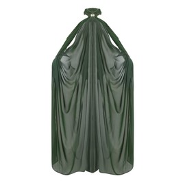 Evil Queen Cosplay Super Villain Cloak Cape Steampunk Feather Collar Witch Cape