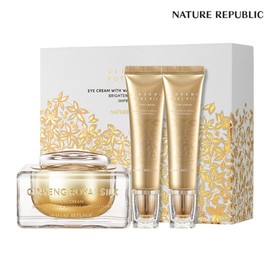 Nature Republic (현대Hmall)네이처리퍼블릭 진생 로얄 실크 아이크림 with 워터리 크림 기획세트 (미백 주름개선) (Nature Republic) Ginseng Royal Silk Eye Cream with Watery Cream Set (Whitening and Wrinkle Improvement)