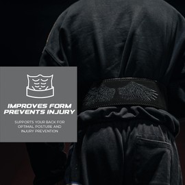 Katamu Wings Premium Weightlifting Belt - Lever Weightlifting Belt - Men and Womens Power Lifting Belt - Leather (XX-Large)