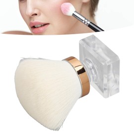 Cepillo Limpiador de Polvo de Uñas, Cepillo para Polvo de Uñas de Fibra Artificial, Ergonómico para Salón de Uñas para Maquillaje, 2 Uds Cepillo Limpiador de Polvo de Uñas para Salón de Casa