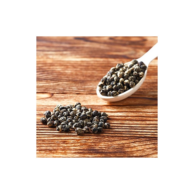 Tealyra - Imperial Jasmine Dragon Pearls - Loose Leaf Green