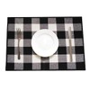 Levinis Reversible Placemats for Dining Table Set of 6- Washable