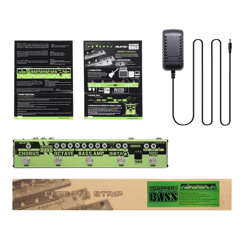 VALETON Dapper Bass DI Preamp Stage Session Gigging Gear Multi-Effects