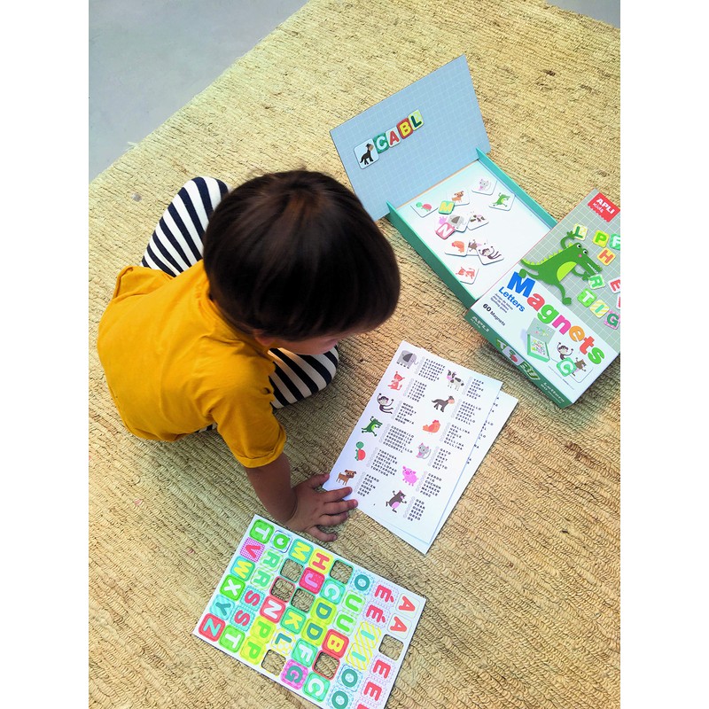 APLI - Letras magnéticas para niños