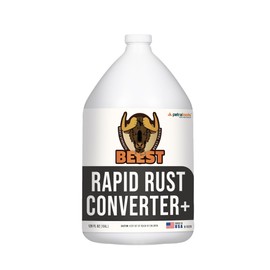 BEEST Rapid Rust Converter for Metal - Professional Grade Rust Inhibitor for Metal, Rust Reform & Rusty Metal Primer, Rust Neutralizer for Metal to Paint Over Rust & Rust Remover for Metal -1 Gallon