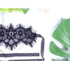 Bonnie Z. Leonardo Women Mysterious Black Lace Masks Lace Blindfold