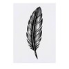 'Feather' Temporary Tattoo - Water Resistant, Skin-Safe, Non-Toxic Transfer (TO00085925)