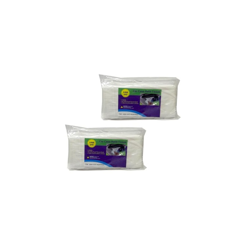 Car Case Visor Facial Tissues Refill 3 Ply Tissue Wipes