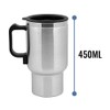 Glomora 12V Car Heating Cup, 300ml Stainless Steel Travel Electric