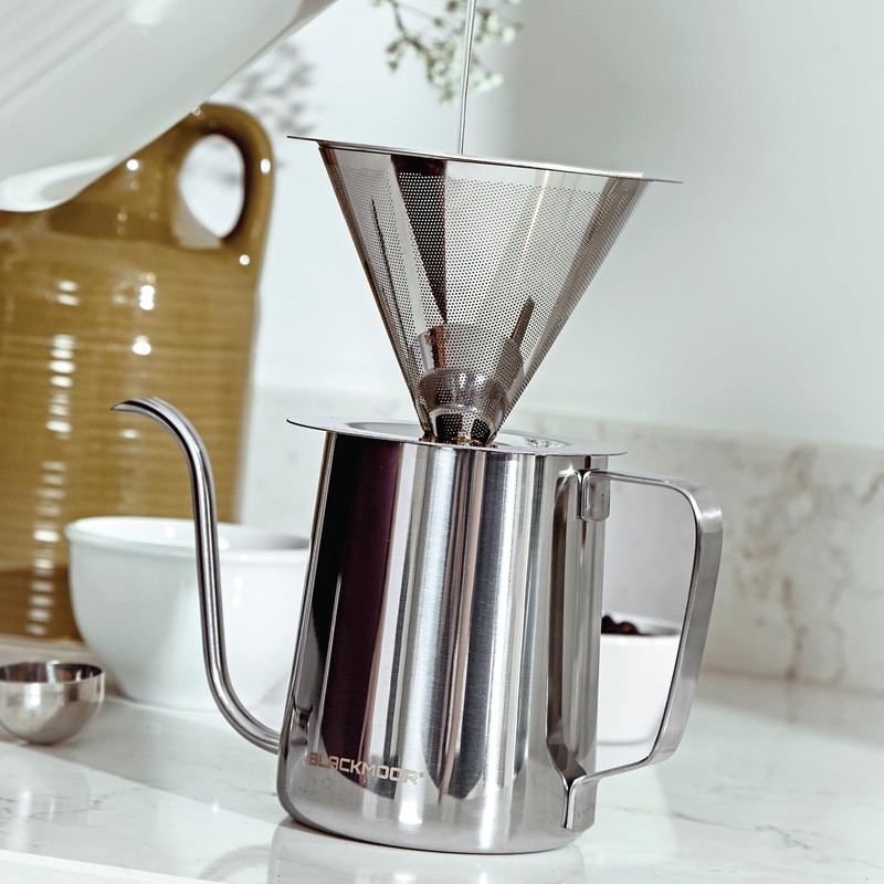 Blackmoor 3 Piece Pour Over Barista Set with 600ml Gooseneck
