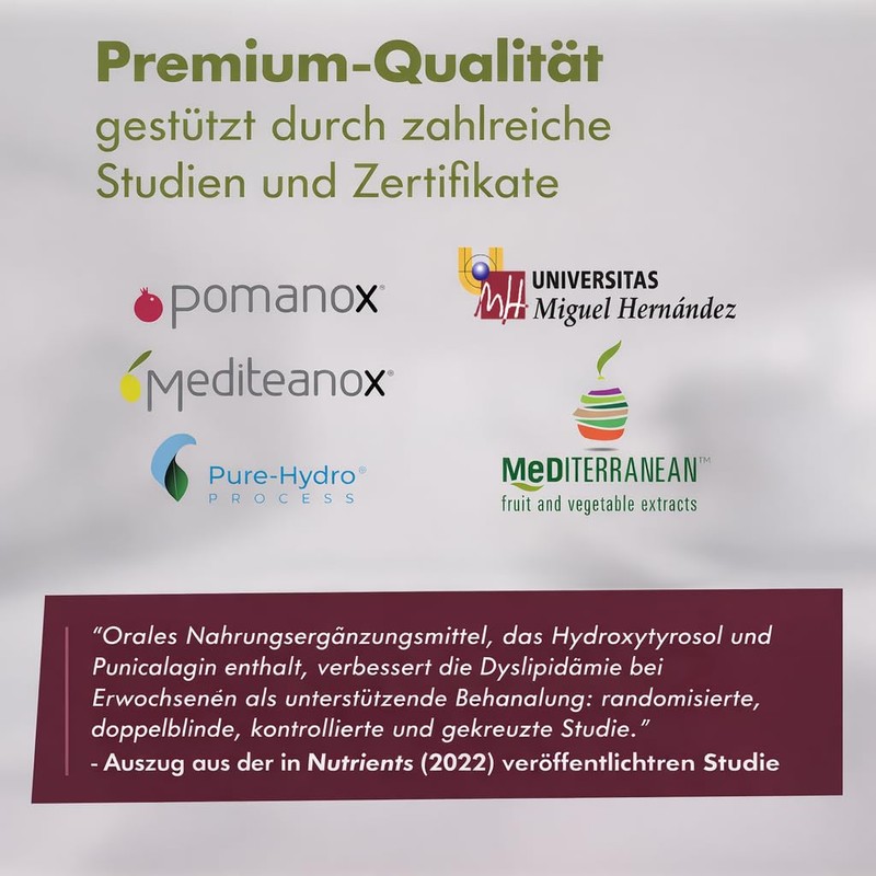 Granatum Plus | Punicalagin Hydroxytyrosol Plus | Pomanox | Mediteanox