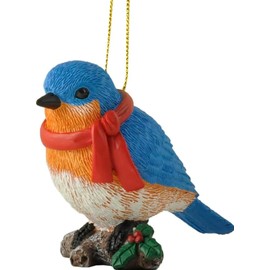 Bluebird Hanging Ornament - Christmas Ornament - Ornament for Christmas Tree - Festive Holiday Ornament- Bluebird Gifts, Bluebird Ornaments, Gifts for Bird Lovers, Bird Watcher Gift
