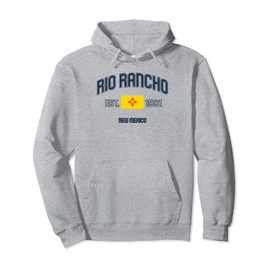 Retro Rio Rancho New Mexico NM State Flag Throwback Pullover Hoodie