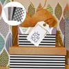 80 Sheets Black and White Wrapping Paper Kraft Black and