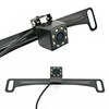 Black Universal Vehicle Backup Camera License Plate Bracket, Installation Holder