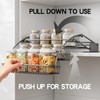 HZBL-LP 3-Tier Pull Down Spice Rack Organizer for Inside Cabinet