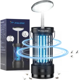 PALONE Portable Electric Bug Zapper-4500V Mosquito Killer with Telescopic Light Outdoor