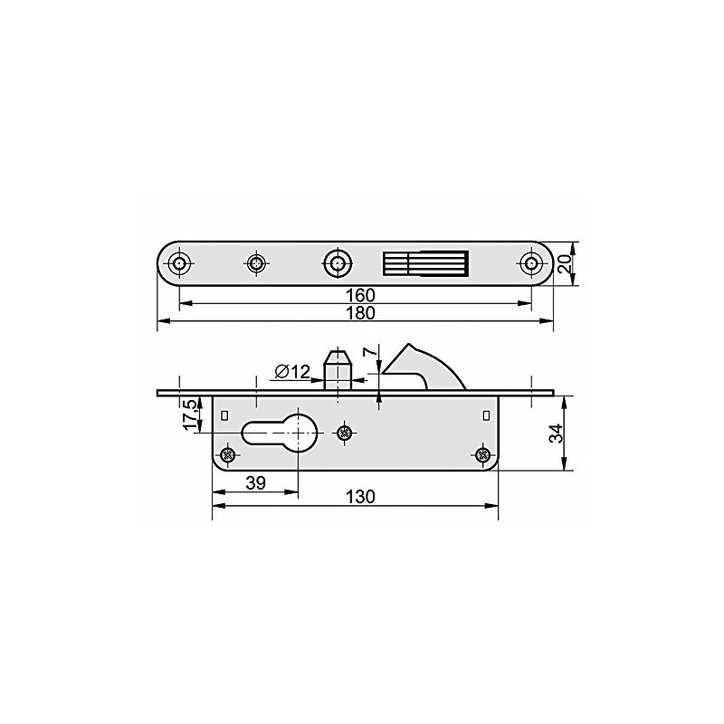 Hook Lock Mortice Lock Sliding Door Lock Sliding Gates with