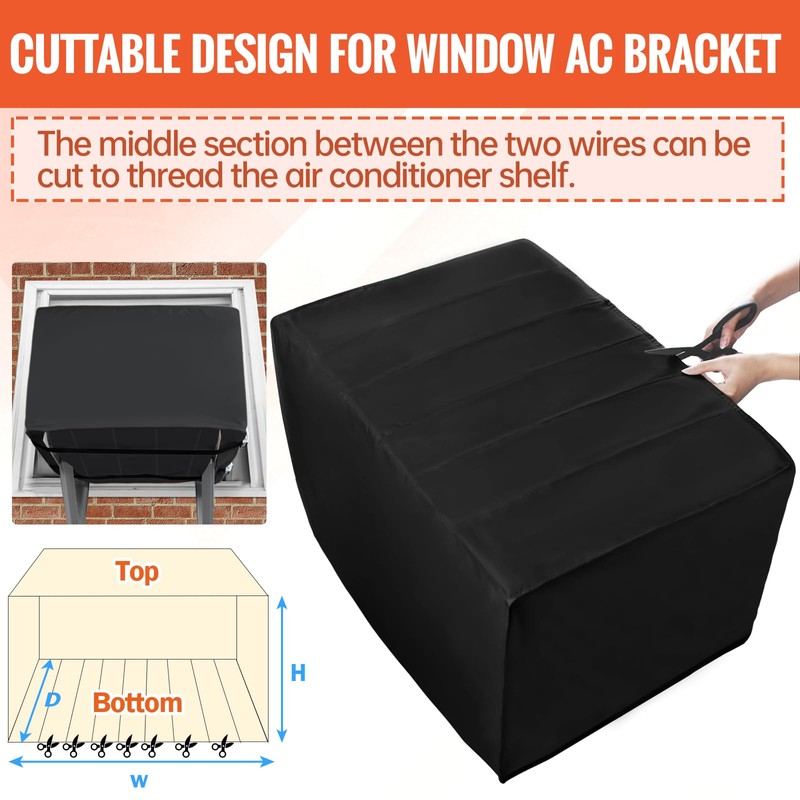 AC Unit Covers Outdoor to Protect AC and Winter Insulation,