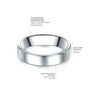 Trilani Mens Engagement Ring 925 Sterling Silver Mens Wedding Band