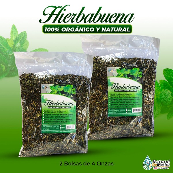 Tierra Naturaleza Hierbabuena Tea 8 oz-227g (2/4 oz) Natural Fresh Breath