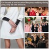 bvya Women Lace Wrist Arm Cuff Bracelet Stretch Bands Sleeve