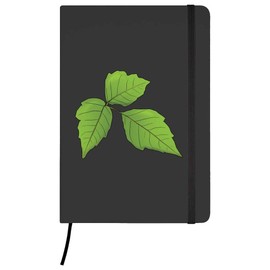 Azeeda A5 'Poison Ivy' Black Hardcover Ruled Notebook (NB00063705)