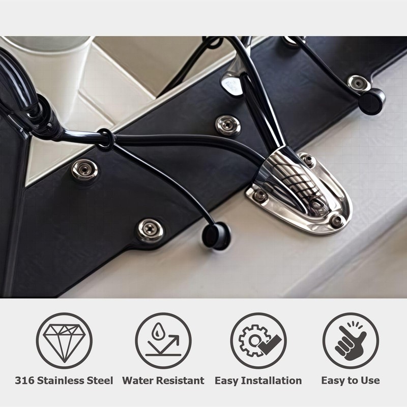 Marine Boat Wire Cable Hole Fan Cover Shell Vent Stainless