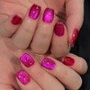 NAILKISS Dark Pink Cat Eye Magnetic Gel Polish