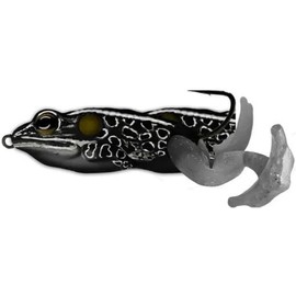 LiveTarget The Ultimate Frog Stride Bait 2", 3/4 Oz, Black-/Black-