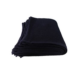 Comair 7001198 Eye Cloth 30 x 15 cm Pack of 10 100% Cotton Black
