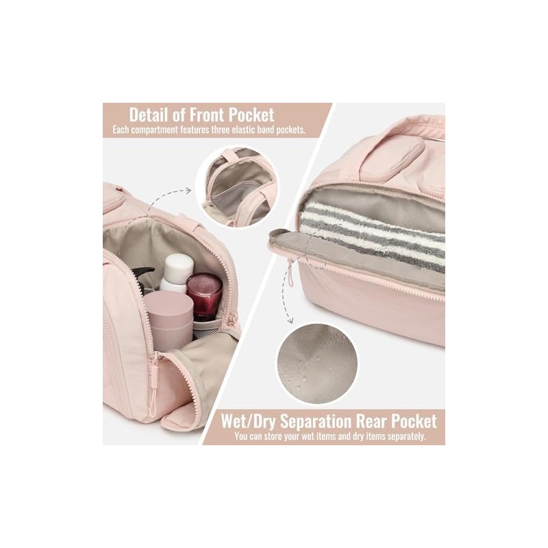 Travel Makeup Organizer, Compact Lightweight Accessory for Travel and Daily