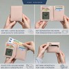 VON HEESEN® Wallets Men & Women, rose, With coin compartment