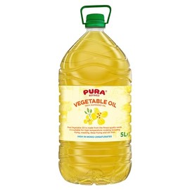 Pura Refined Vegetable Oil 5L
