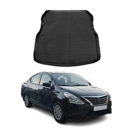 OMAC Cargo Mats Liner for Nissan Versa Sedan 2012-2019 Waterproof TPE Black