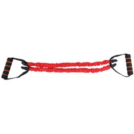 Elderly Stroke Recovery Fitness Training Pulling Rope Elastic Tension Resistance Band Long TypeRed 40LB