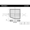 RIDEX Cabin Air Filter 424I0198 Punto (188) Doblo Cargo (223_)