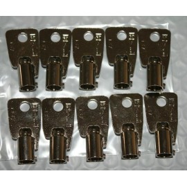 HPC LOT of 10 NEW Tubular Key Blanks 1137S/137S Chicago-ACE-Lo